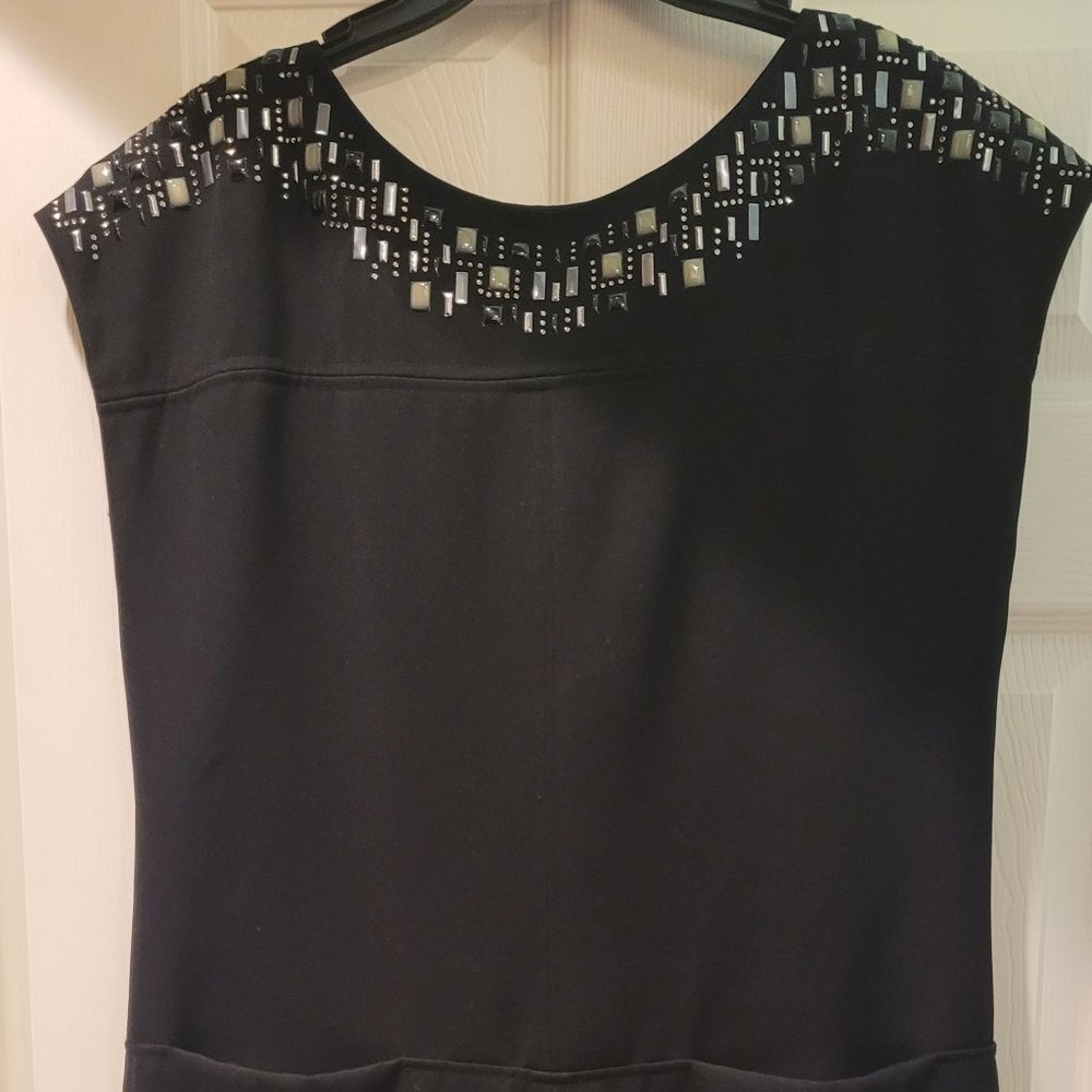 Anne Klein black cocktail length dress